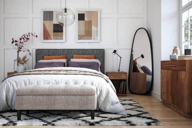 Bedroom rug design | Gillenwater Flooring