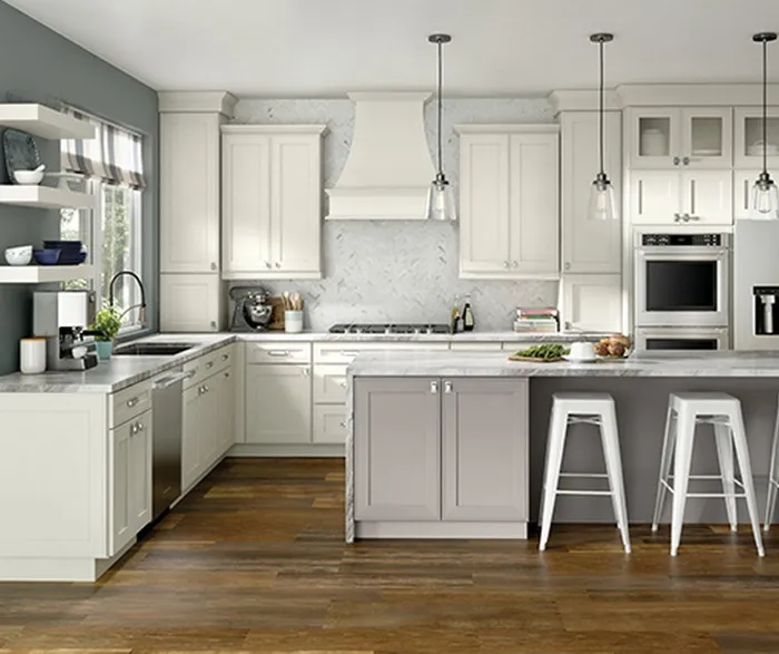 kraftmaid-refined-retreat Kitchen Cabinet | Gillenwater Flooring