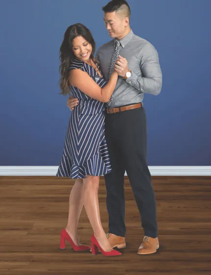 Dancing couple | Gillenwater Flooring